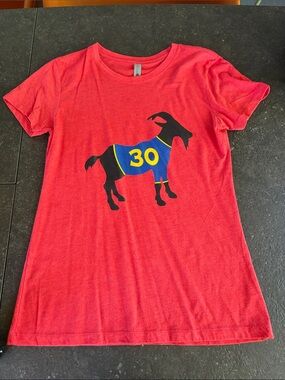 Tee Public Next Level Apparel Red Crewneck Goat Curry Tee